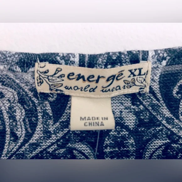 ENERGE World Wear Embellished Top XL - Picture 5 of 11